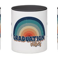 Graduation Vibes Retro Personalized Mug